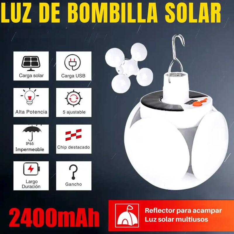 SUNBRIGHT™ | Lampara Solar Plegable