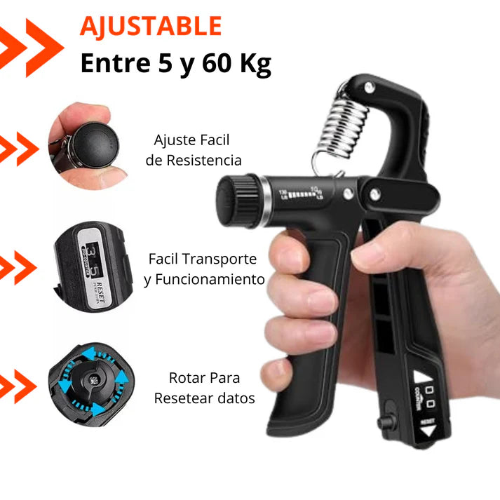 POWER GRIP™| Entrenador de Fuerza de Agarre de Mano 5en1 💪