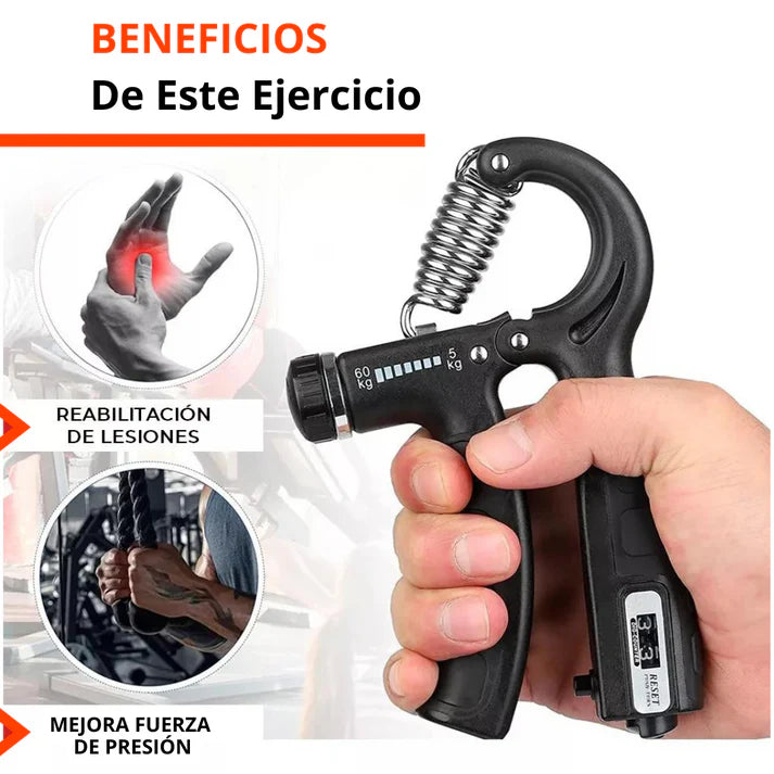 POWER GRIP™| Entrenador de Fuerza de Agarre de Mano 5en1 💪